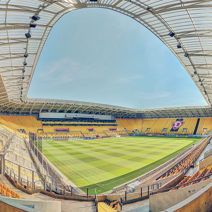 Stadion Dresden Panorama Ausschnitt